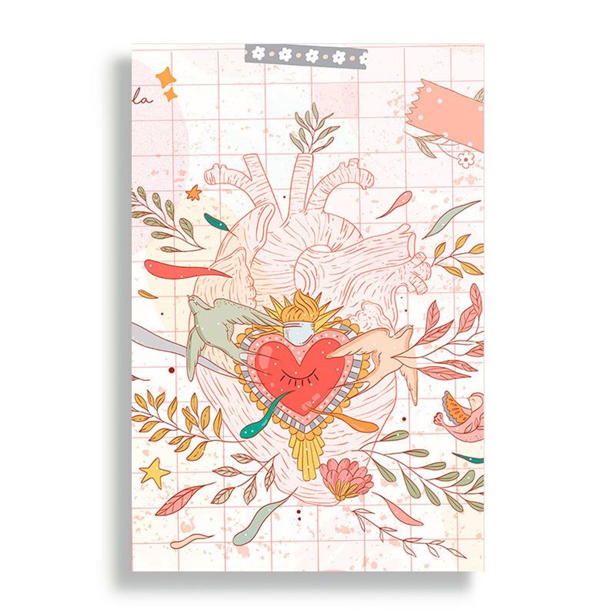 KUSTOMIT - Cuadro Decorativo Aluminio 20x30 - Conexiones