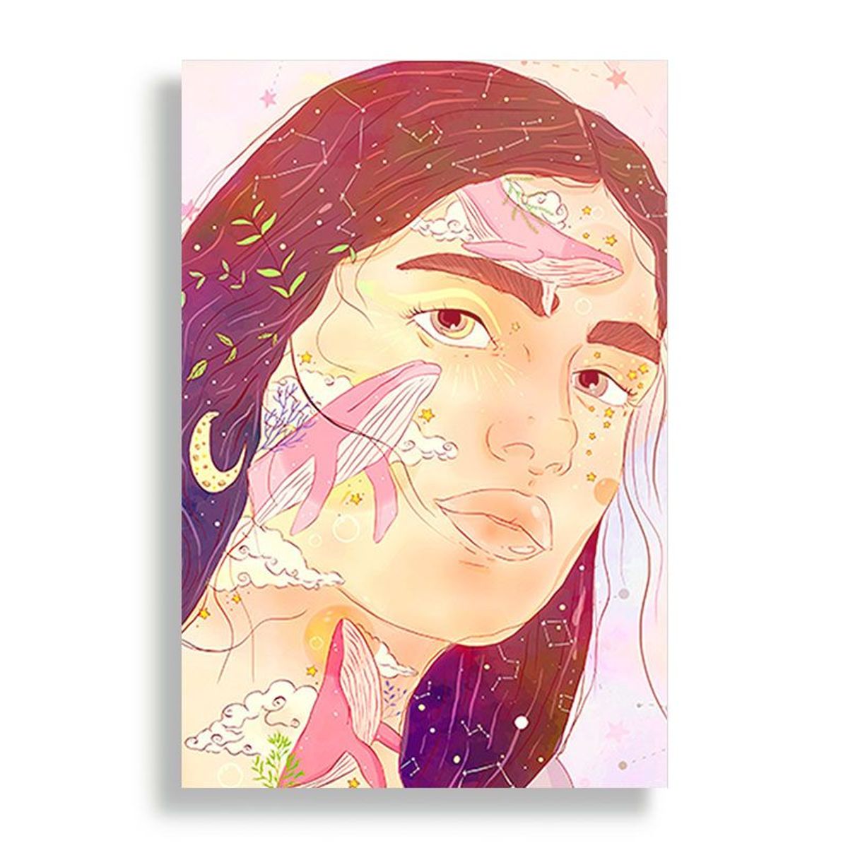 KUSTOMIT - Cuadro Decorativo Aluminio 20x30 - Magia en lo desconocido