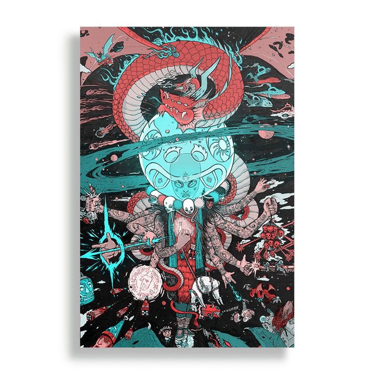 KUSTOMIT - Cuadro Decorativo Aluminio 20x30 - Wars