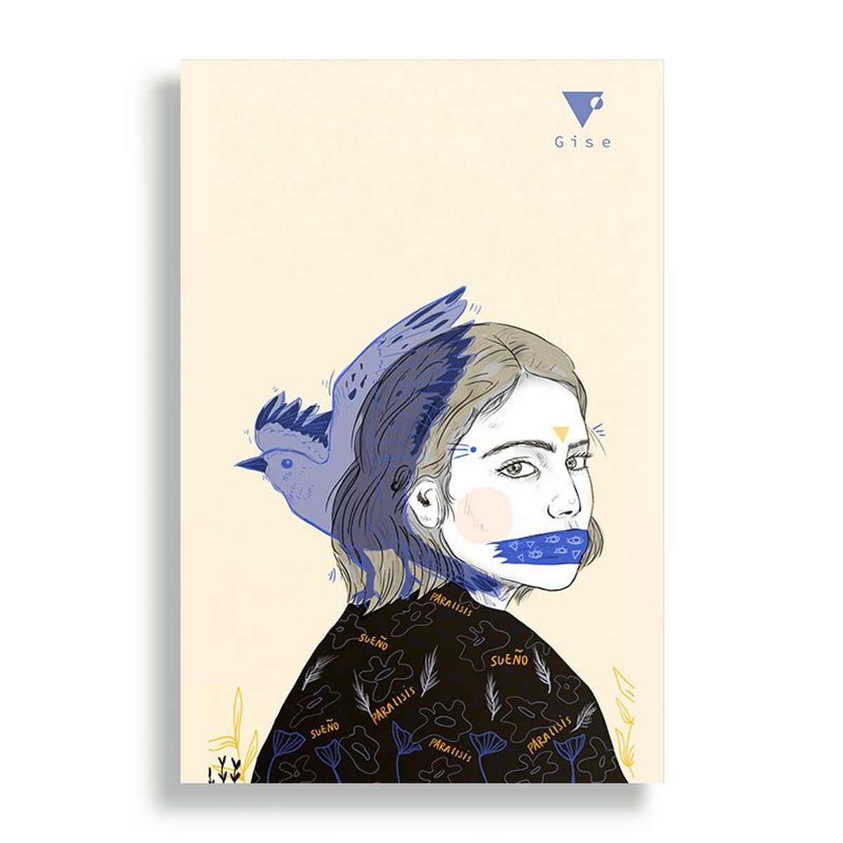 KUSTOMIT - Cuadro Decorativo Aluminio 20x30 - Parálisis