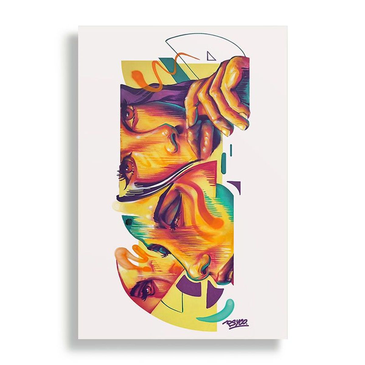 KUSTOMIT - Cuadro Decorativo Aluminio 20x30 - Kaos