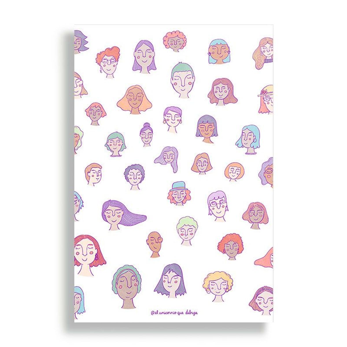 KUSTOMIT - Cuadro Decorativo Aluminio 20x30 - Caritas