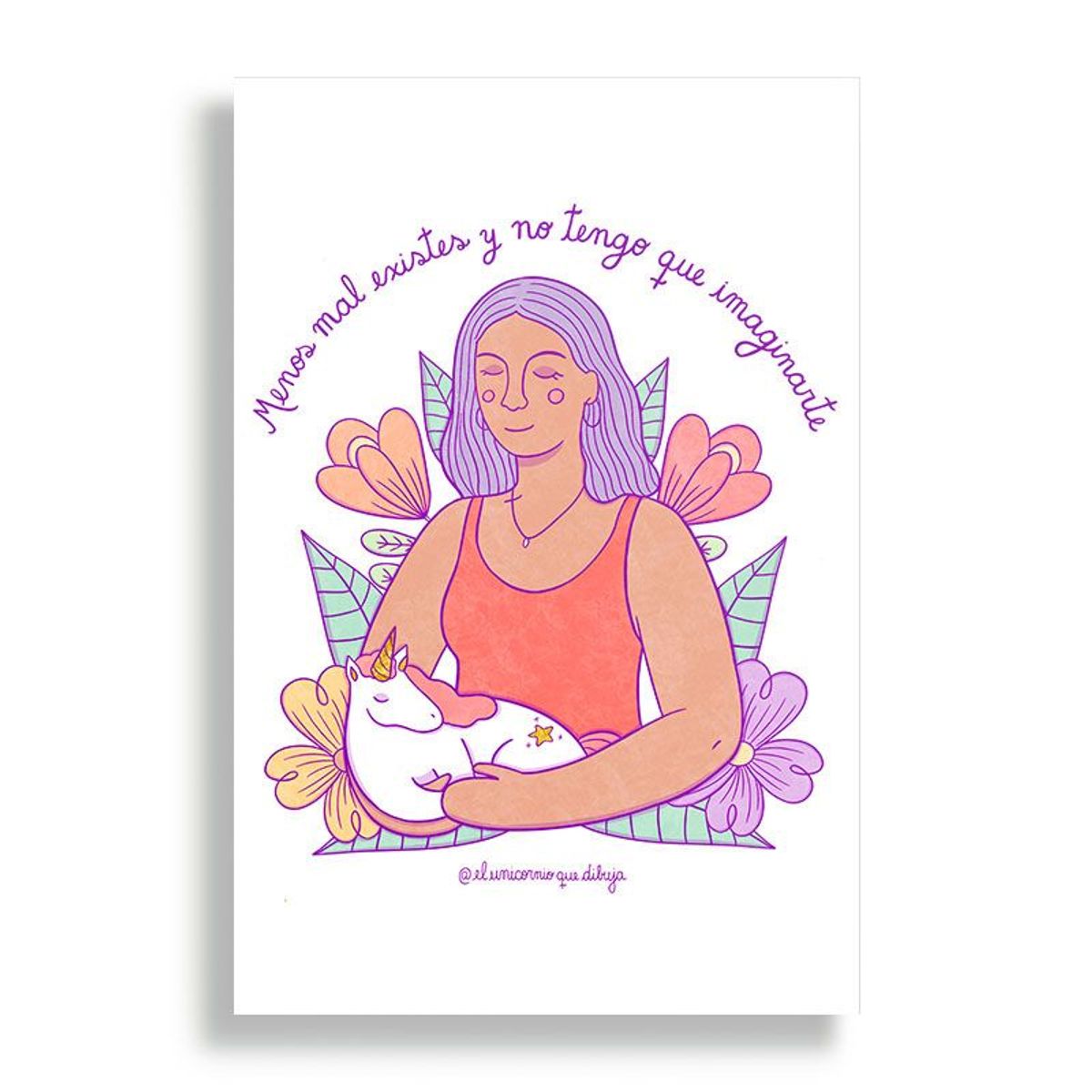 KUSTOMIT - Cuadro Decorativo Aluminio 20x30 - Felizmente existes