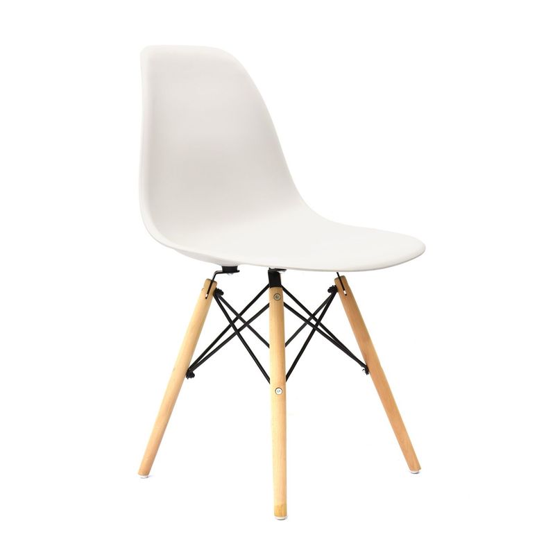 BONNO - Silla De Diseño Eames Blanco Bonno