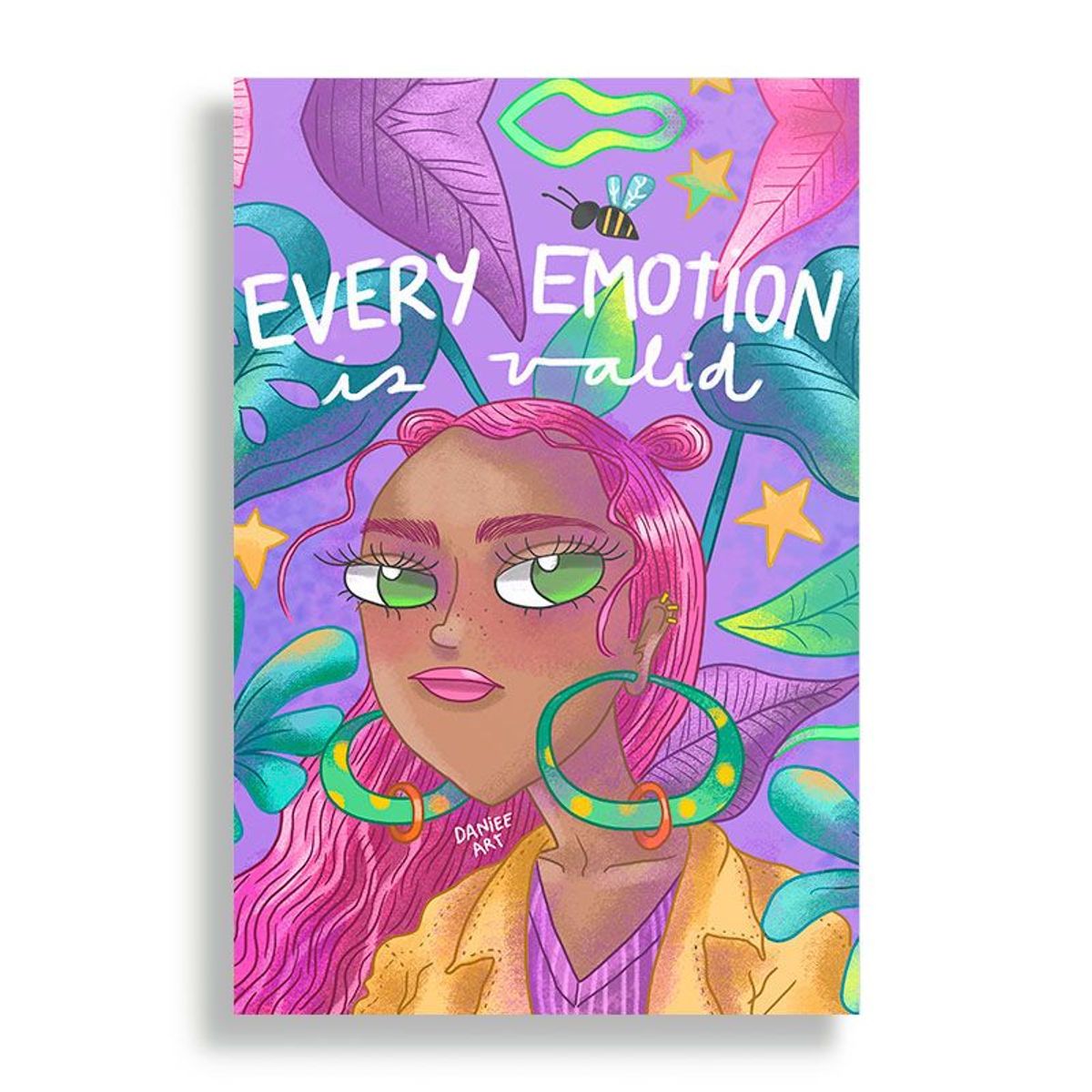 KUSTOMIT - Cuadro Decorativo Aluminio 20x30 - Every emotion is valid