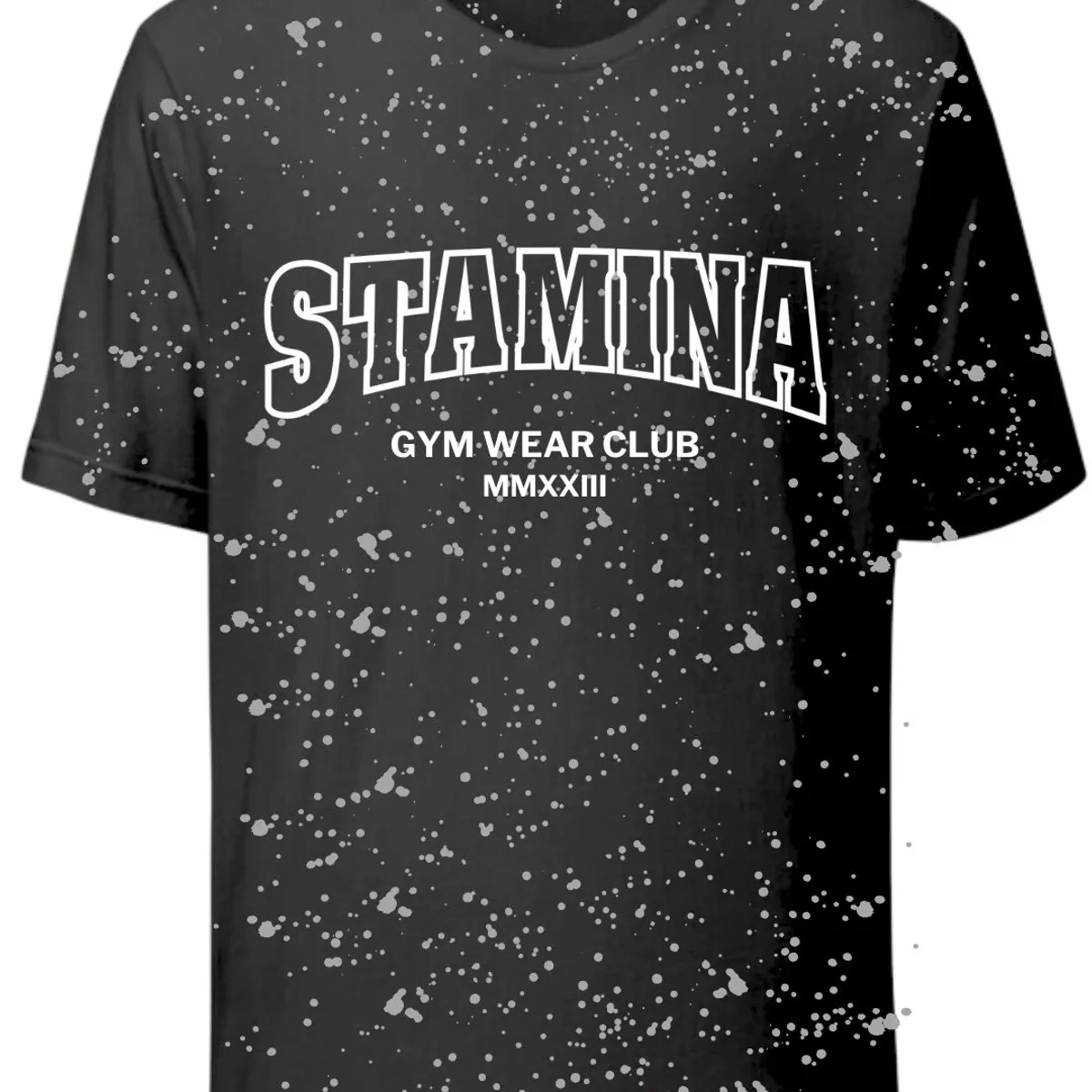 GENERICO - POLO OVERSIZE ACID WASH GRIS STAMINA - POLO PARA EL GYM