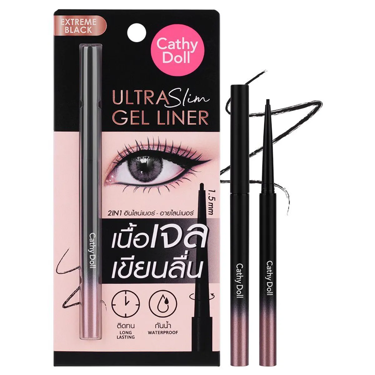 CATHY DOLL - cathy doll Ultra Slim Gel Liner 1.5 mm BLACK