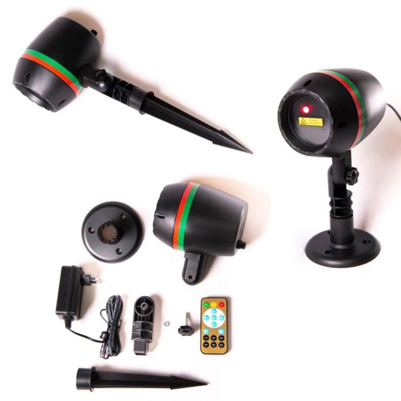 SEISA - Proyector laser de punto verde y rojo para interior y exterior