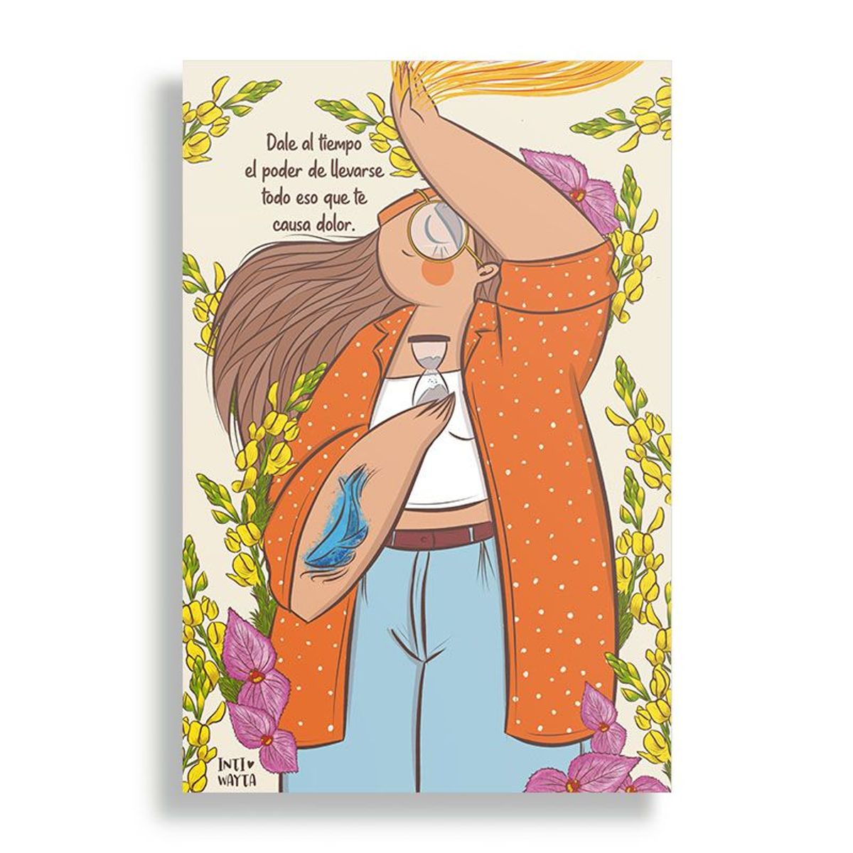 KUSTOMIT - Cuadro Decorativo Aluminio 20x30 - Octubre