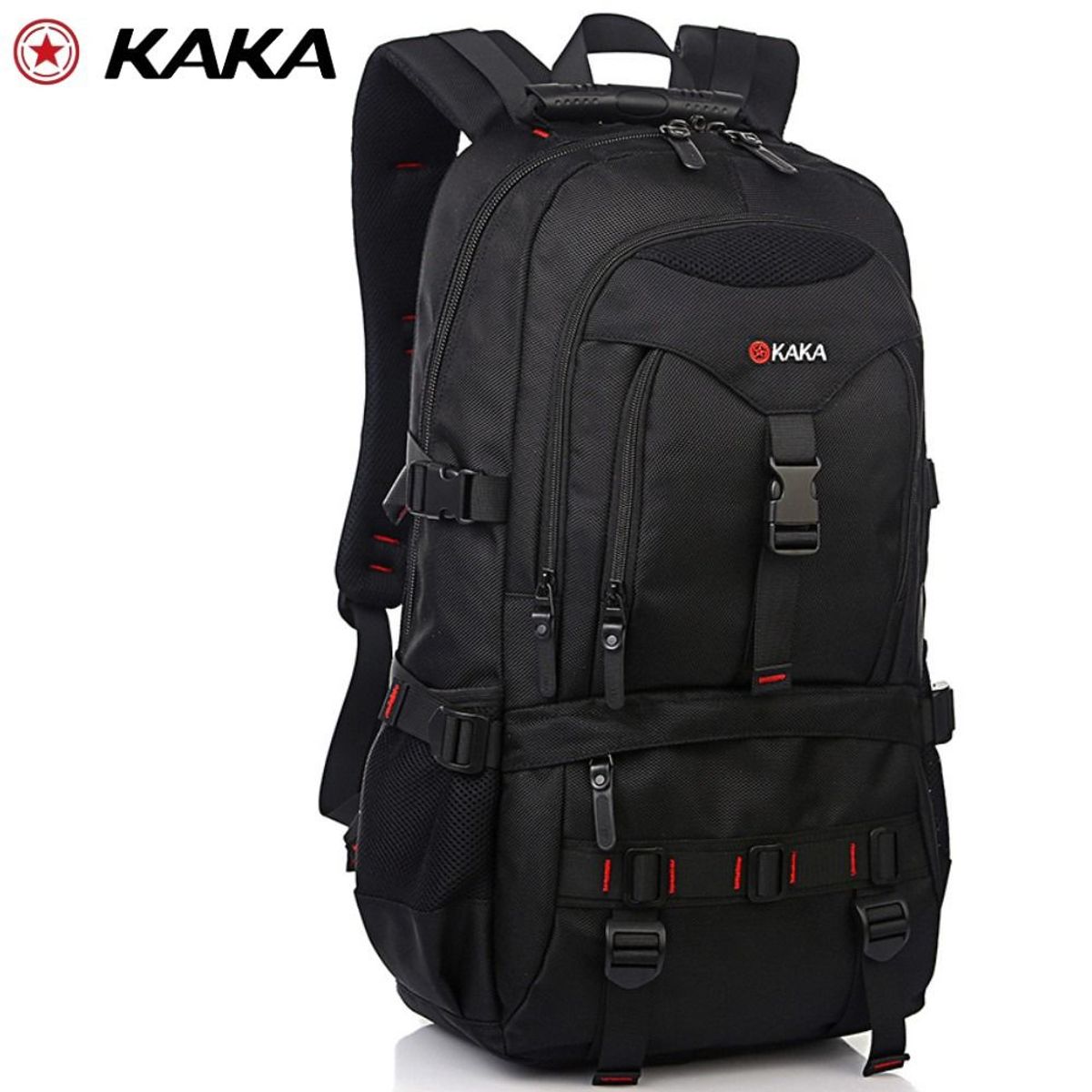KAKA - Mochila Kaka 2020 Viaje Outdoor Laptop Negro