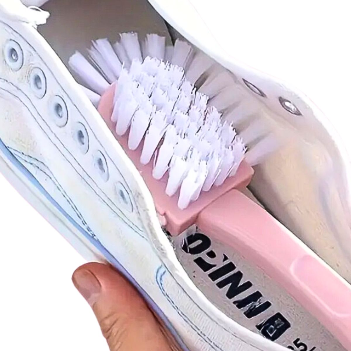 GENERICO - Cepillo escobilla lavado zapatilla calzado 360 grados 2 und
