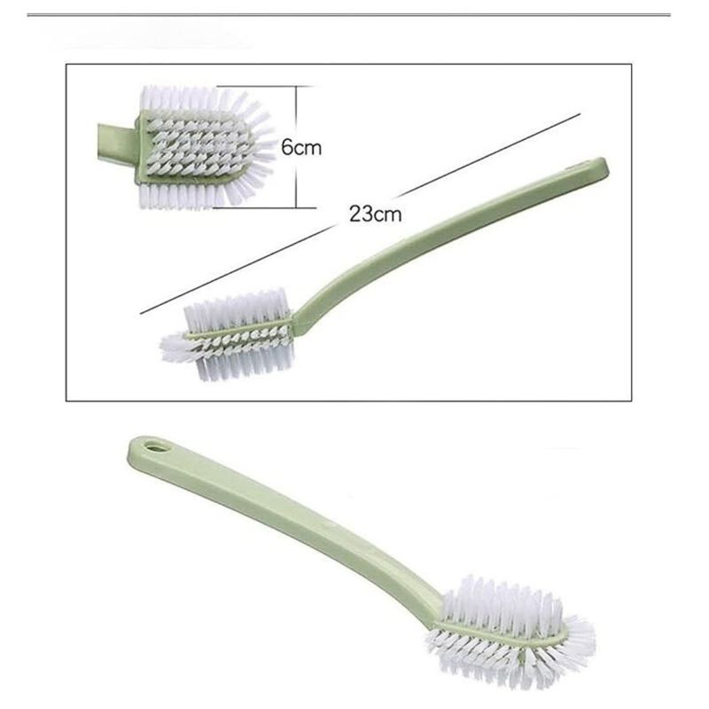 GENERICO - Cepillo escobilla lavado zapatilla calzado 360 grados 2 und