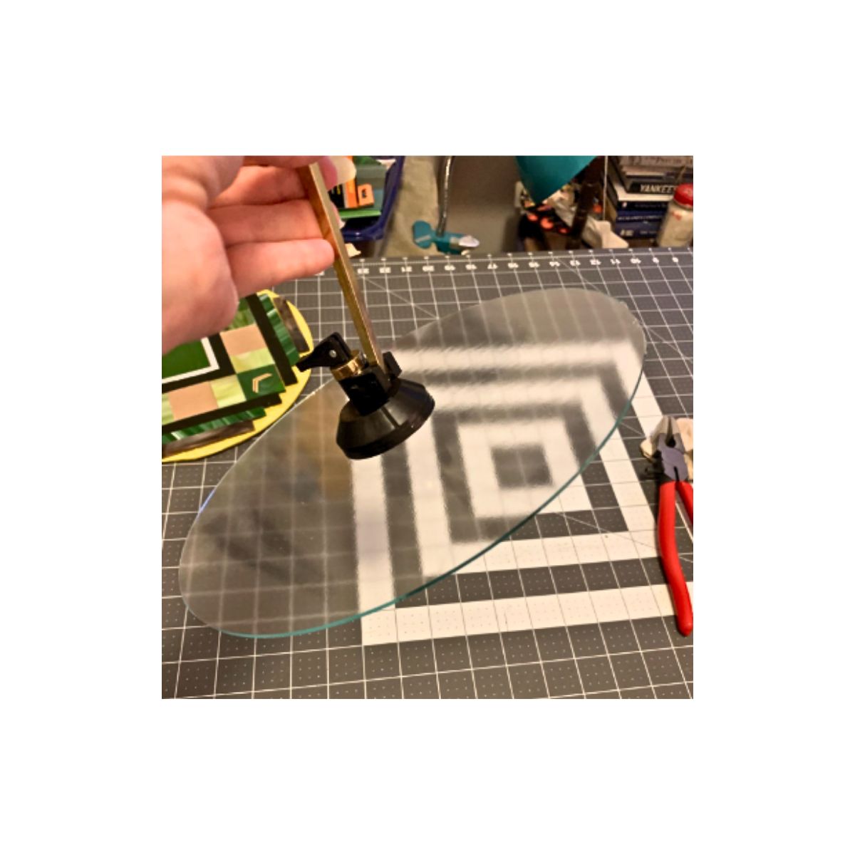 GENERICO - Cortador Circular para Vidrio de 60cms - cortes circulares perfectos