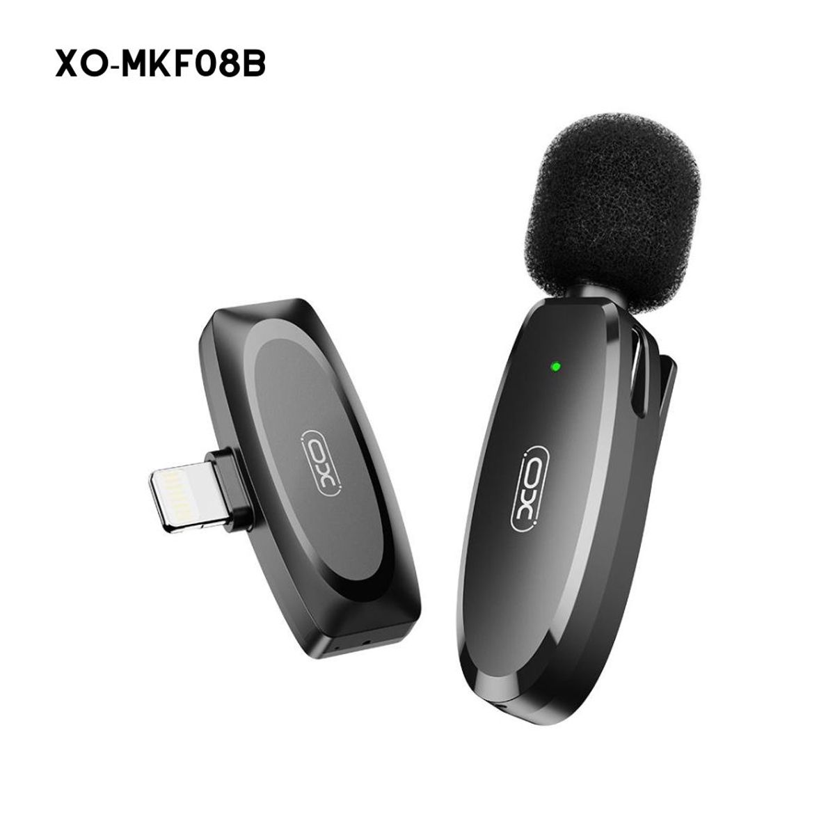 XO - XO-MKF08B Micrófono Wireless con Entrada Lightning AI Noise Reduction