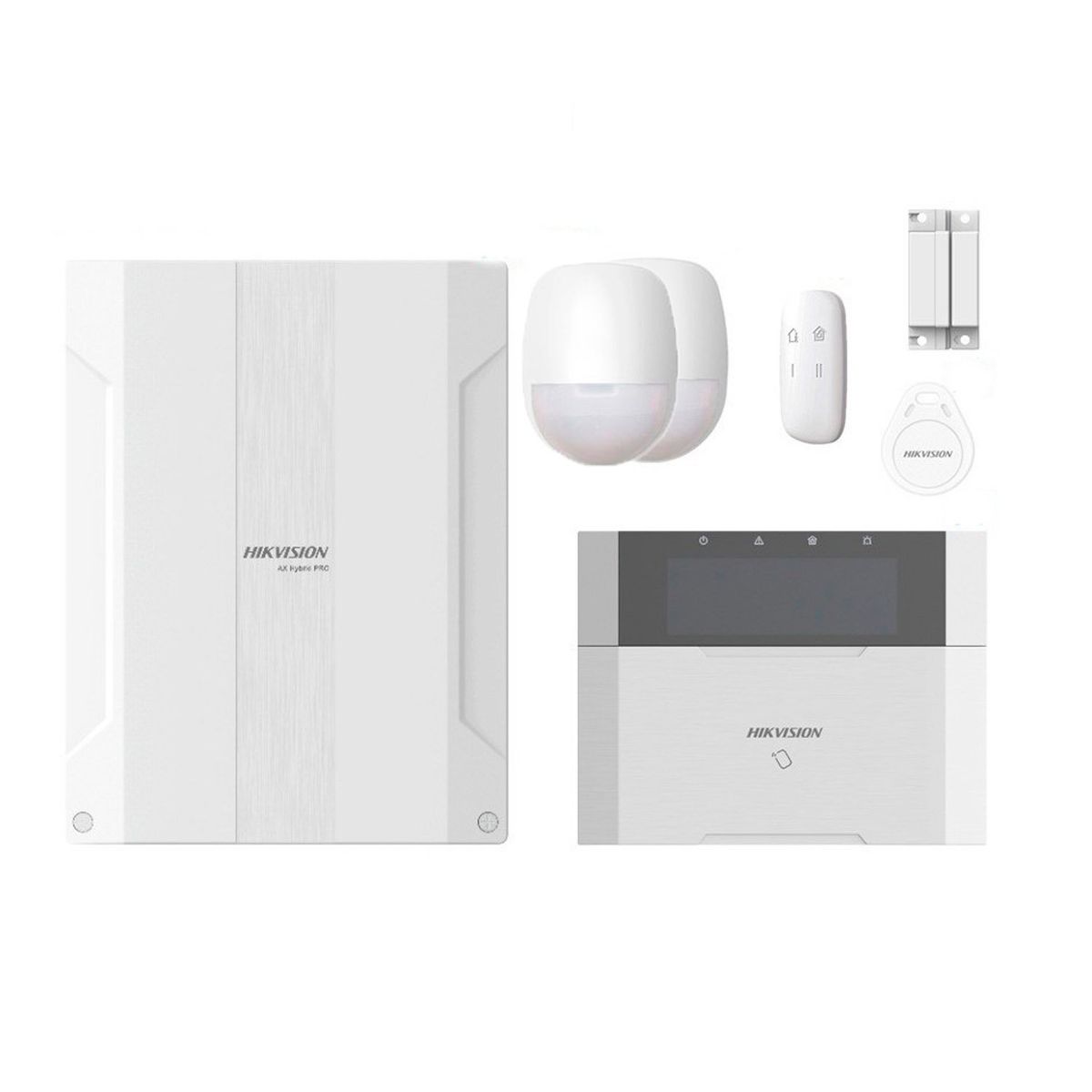 HIKVISION - KIT DE ALARMA HIBRIDA HIKVISION HASTA 64 ZONAS DS-PHA64-KIT