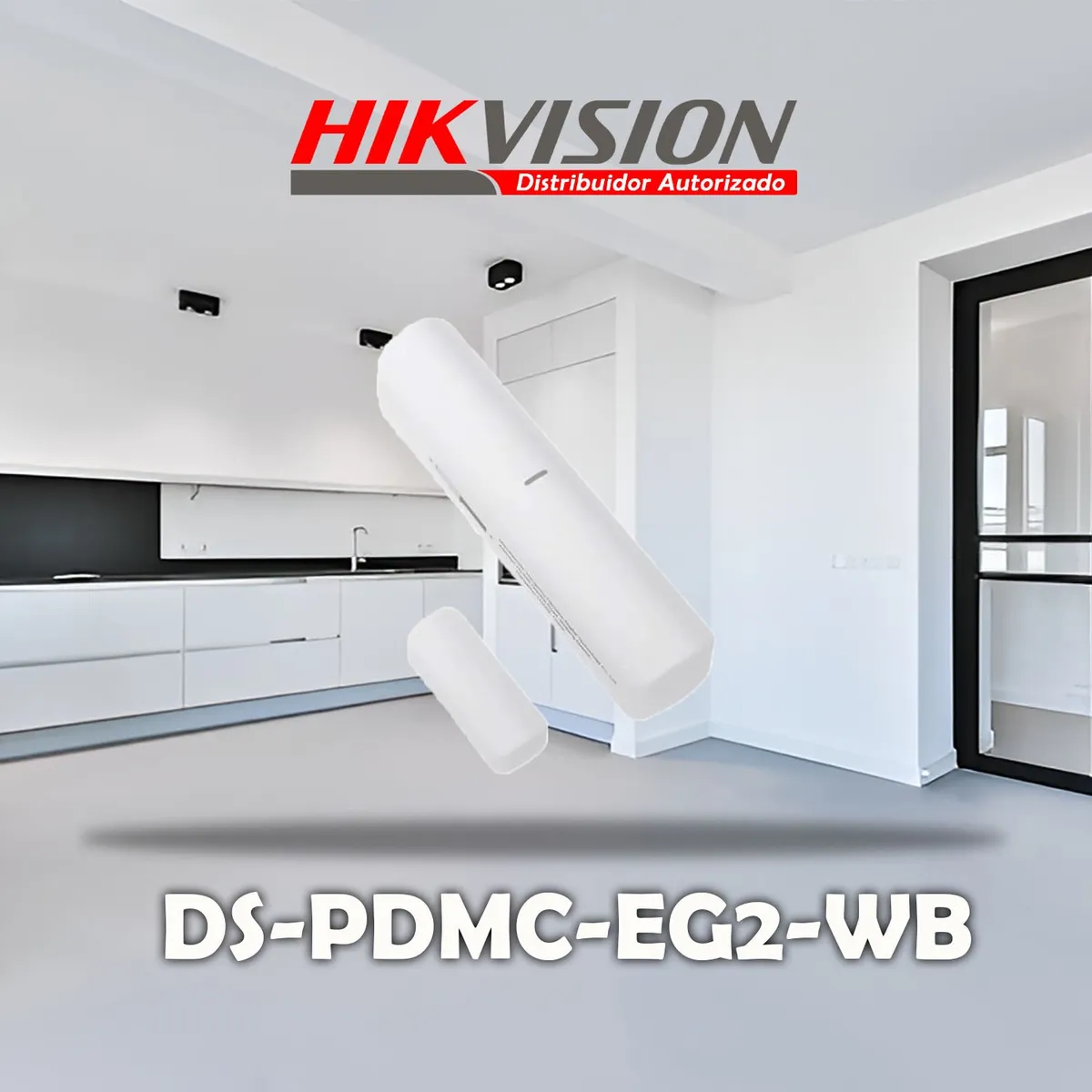 HIKVISION - DETECTOR MAGNÉTICO INALÁMBRICO HIKVISION DS-PDMC-EG2-WB