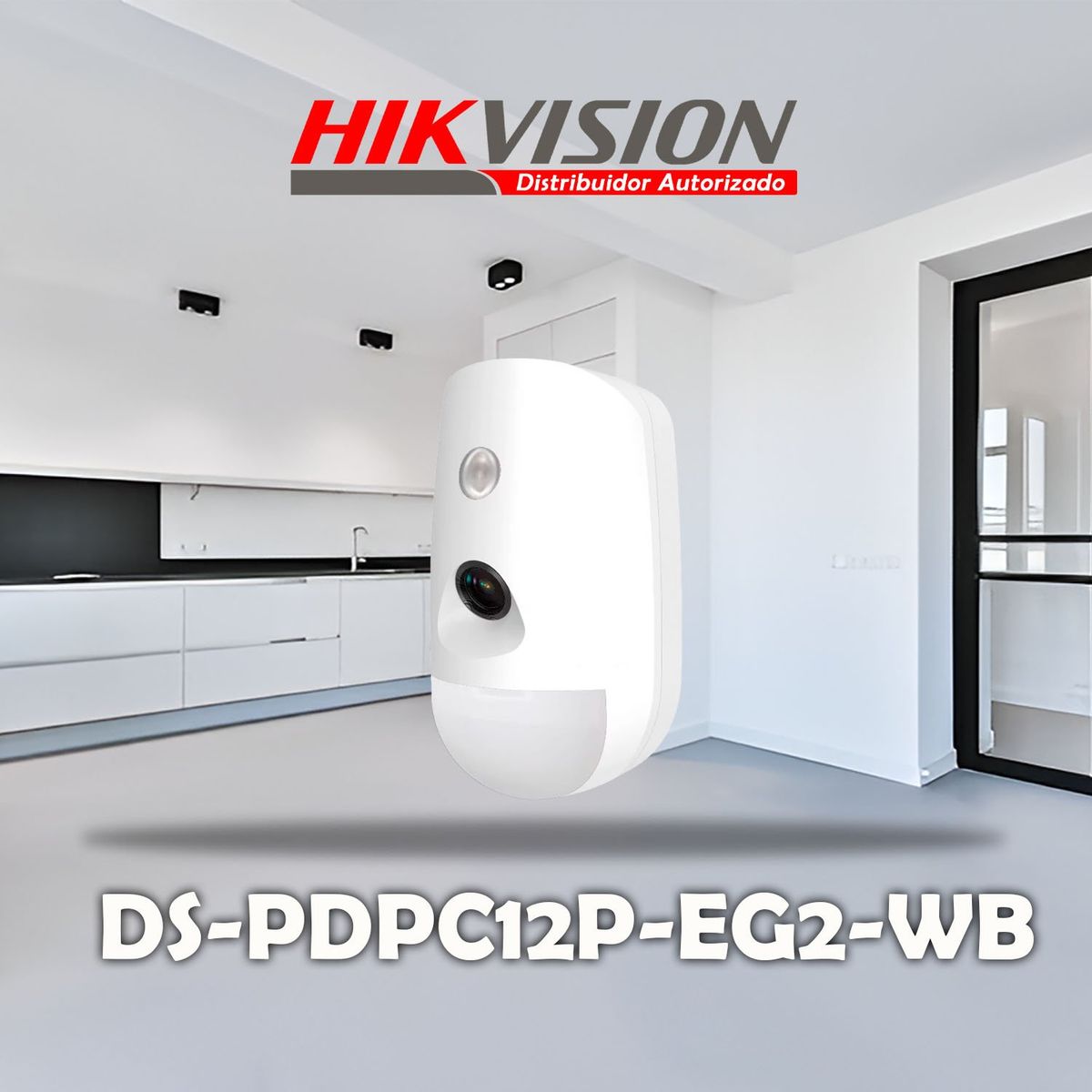 HIKVISION - DETECTOR CON CÁMARA PIR HIKVISION INALÁMBRICO DS-PDPC12P-EG2-WB