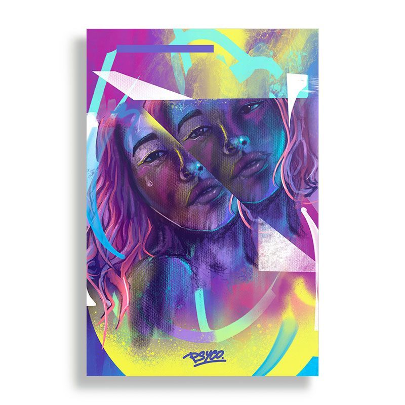 KUSTOMIT - Cuadro Decorativo Aluminio 20x30 - Haze