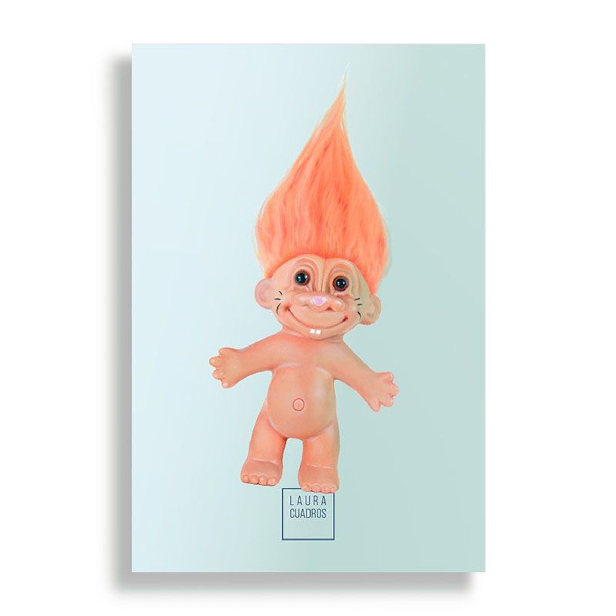 KUSTOMIT - Cuadro Decorativo Aluminio 20x30 - Troll