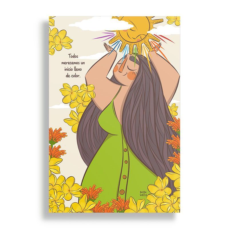 KUSTOMIT - Cuadro Decorativo Aluminio 20x30 - Enero