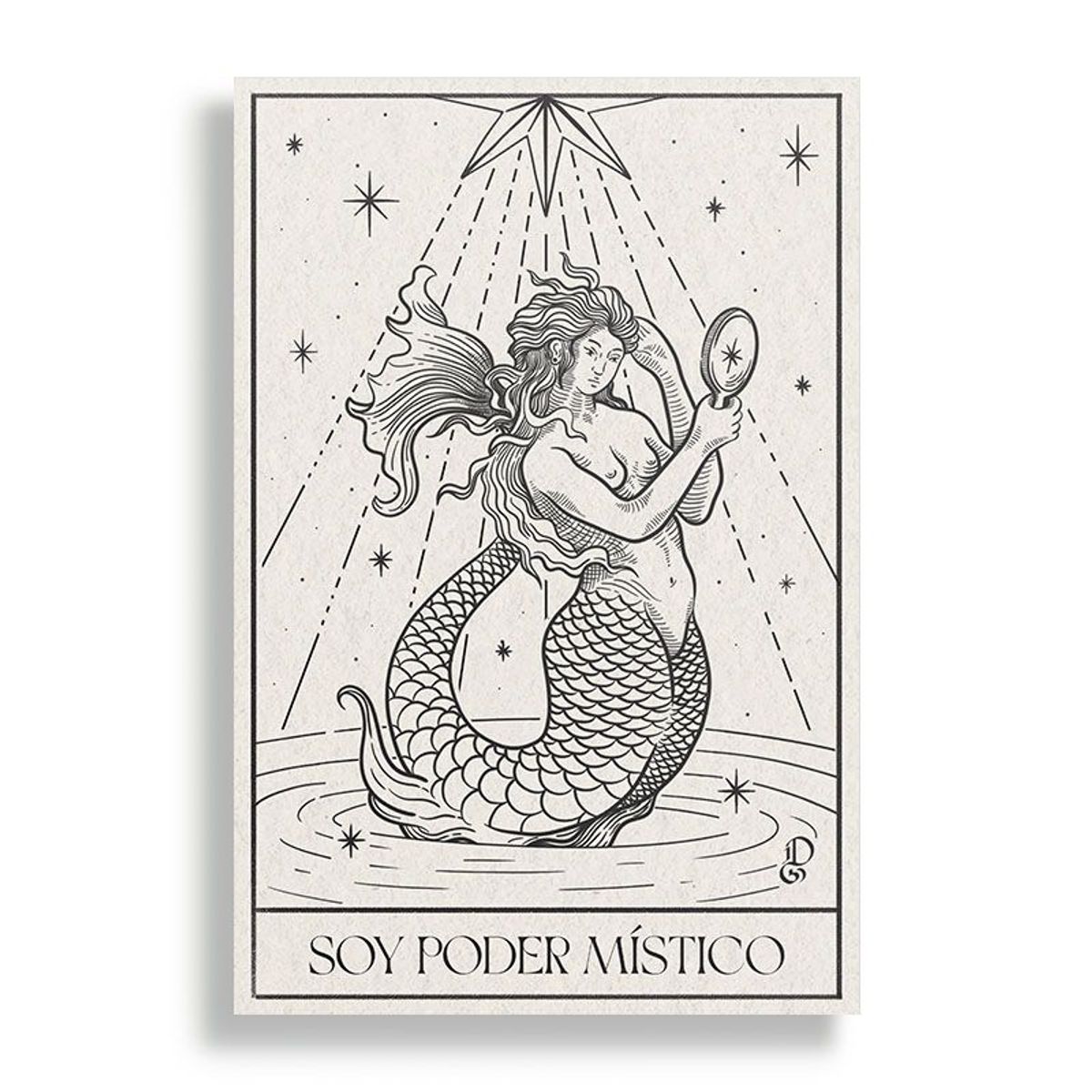 KUSTOMIT - Cuadro Decorativo Aluminio 20x30 - Soy poder místico