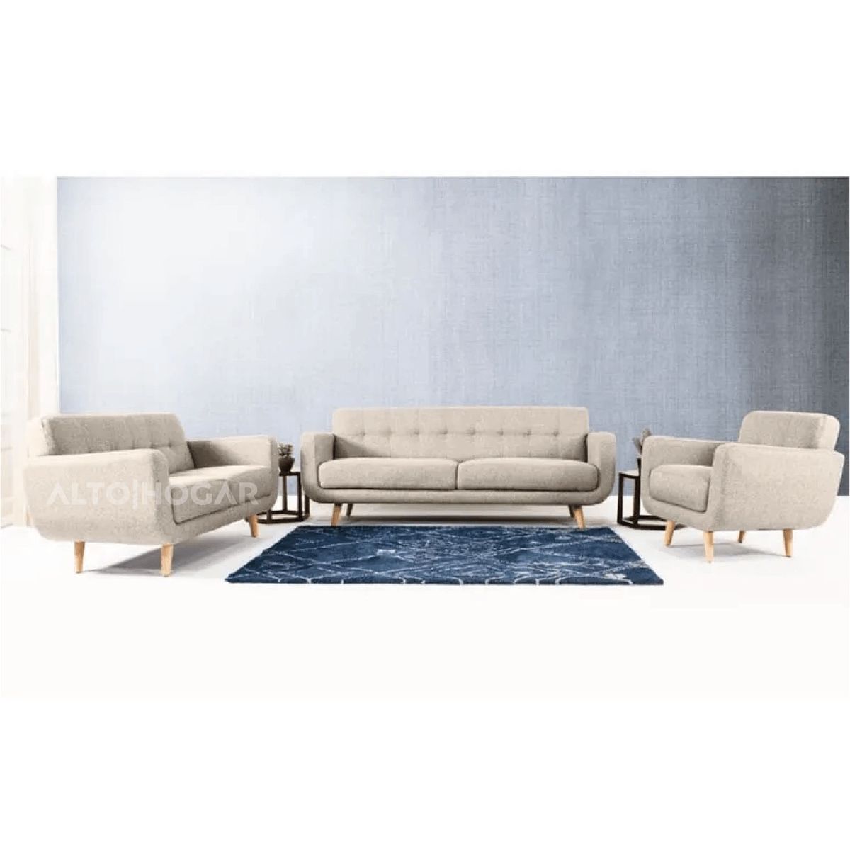 ALTO HOGAR - Juego de Sala 3 2 1 Leah Alto Hogar Beige