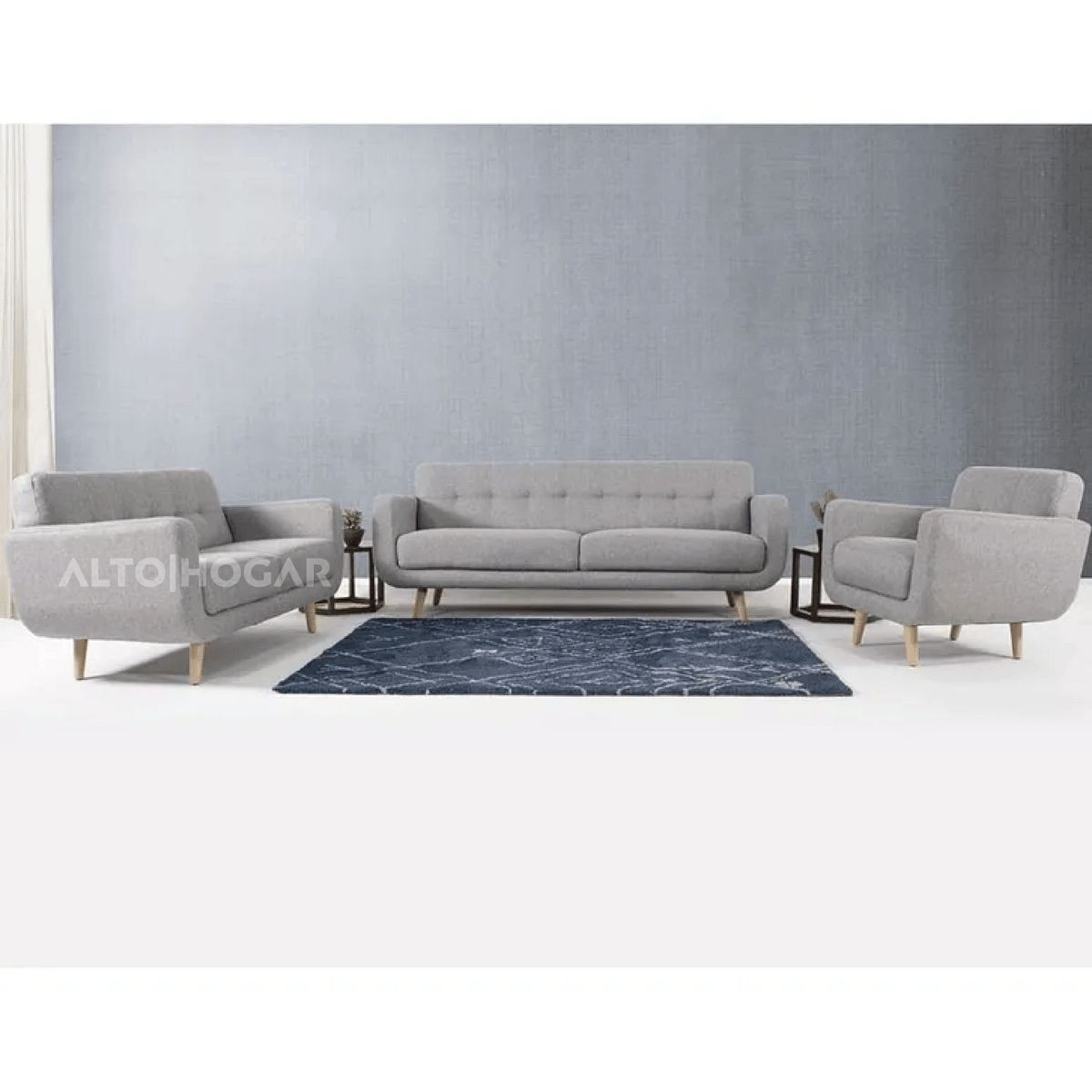 ALTO HOGAR - Juego de Sala 3 2 1 Leah Alto Hogar Gris