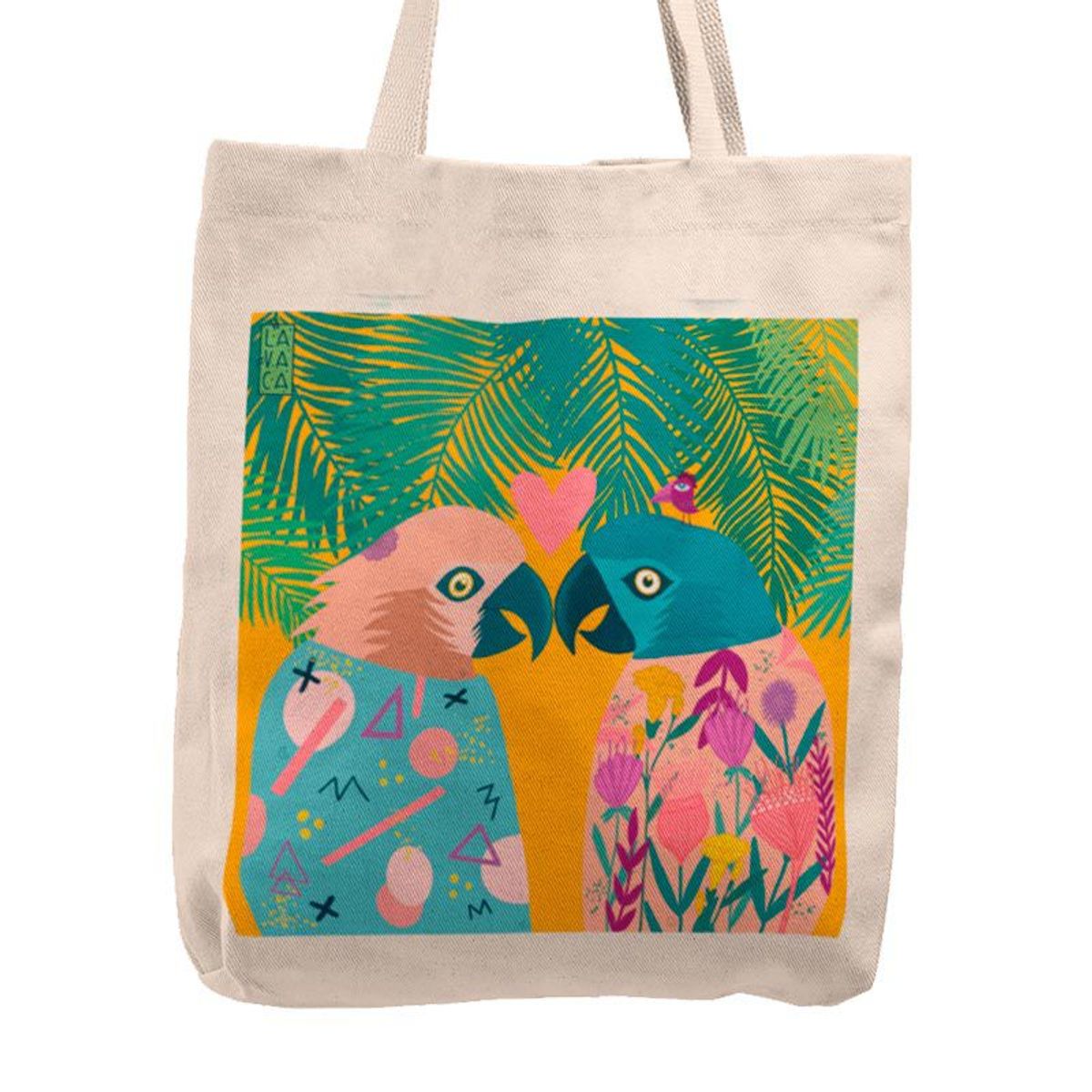 KUSTOMIT - Bolso Tela Tote Bag Cartera Playa - Febrero