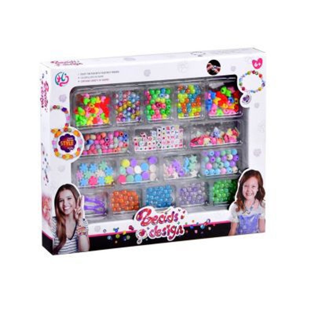 GENERICO - Set de Cuentas para hacer Pulseras