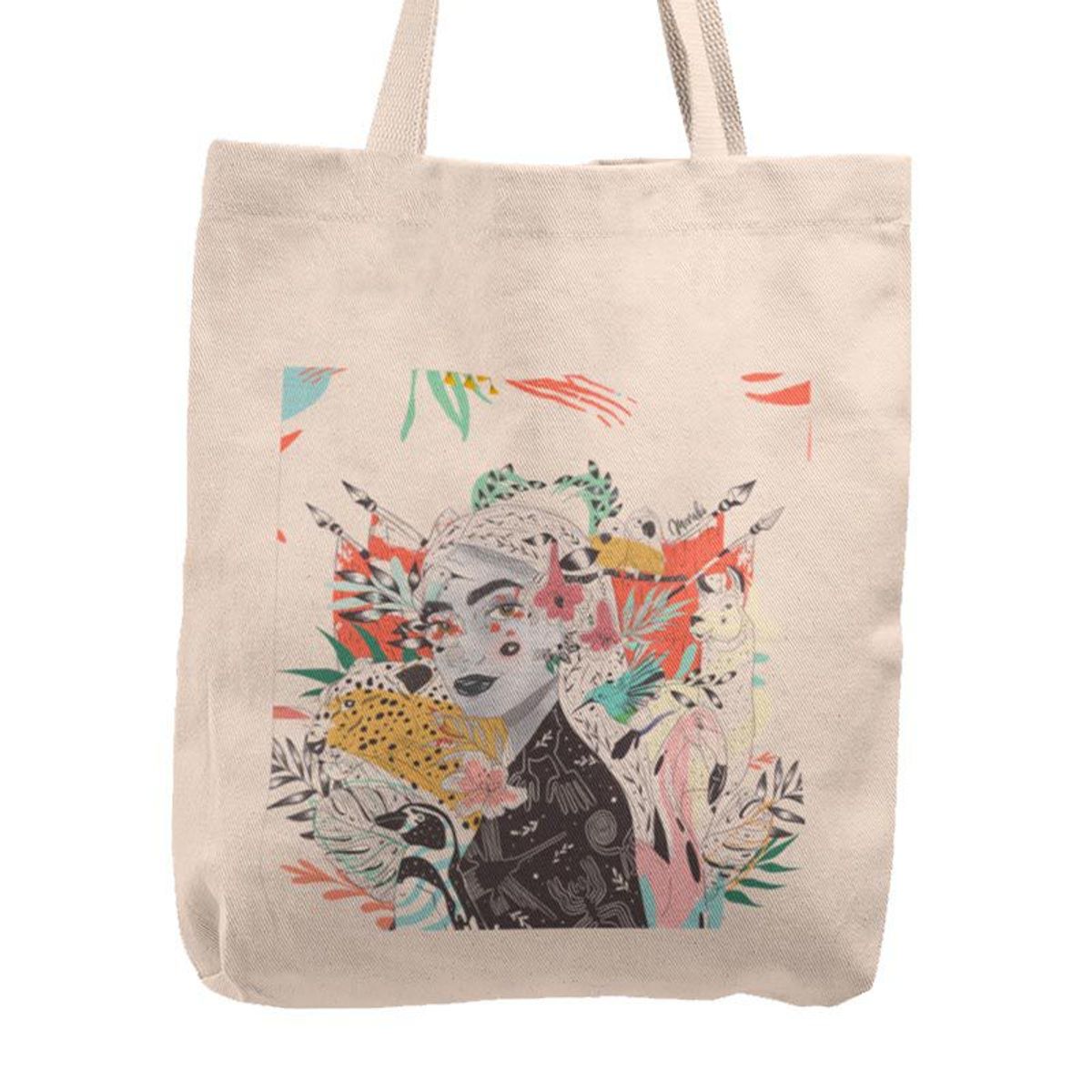 KUSTOMIT - Bolso Tela Tote Bag Cartera Playa - Empoderamiento Natural