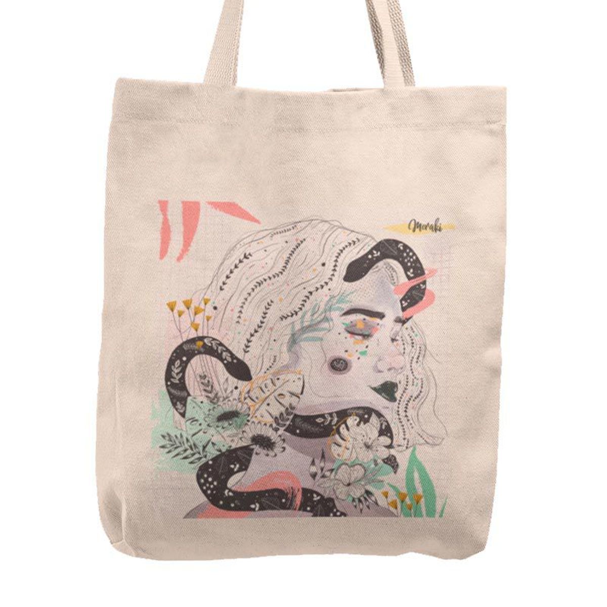 KUSTOMIT - Bolso Tela Tote Bag Cartera Playa - Identidad Natural