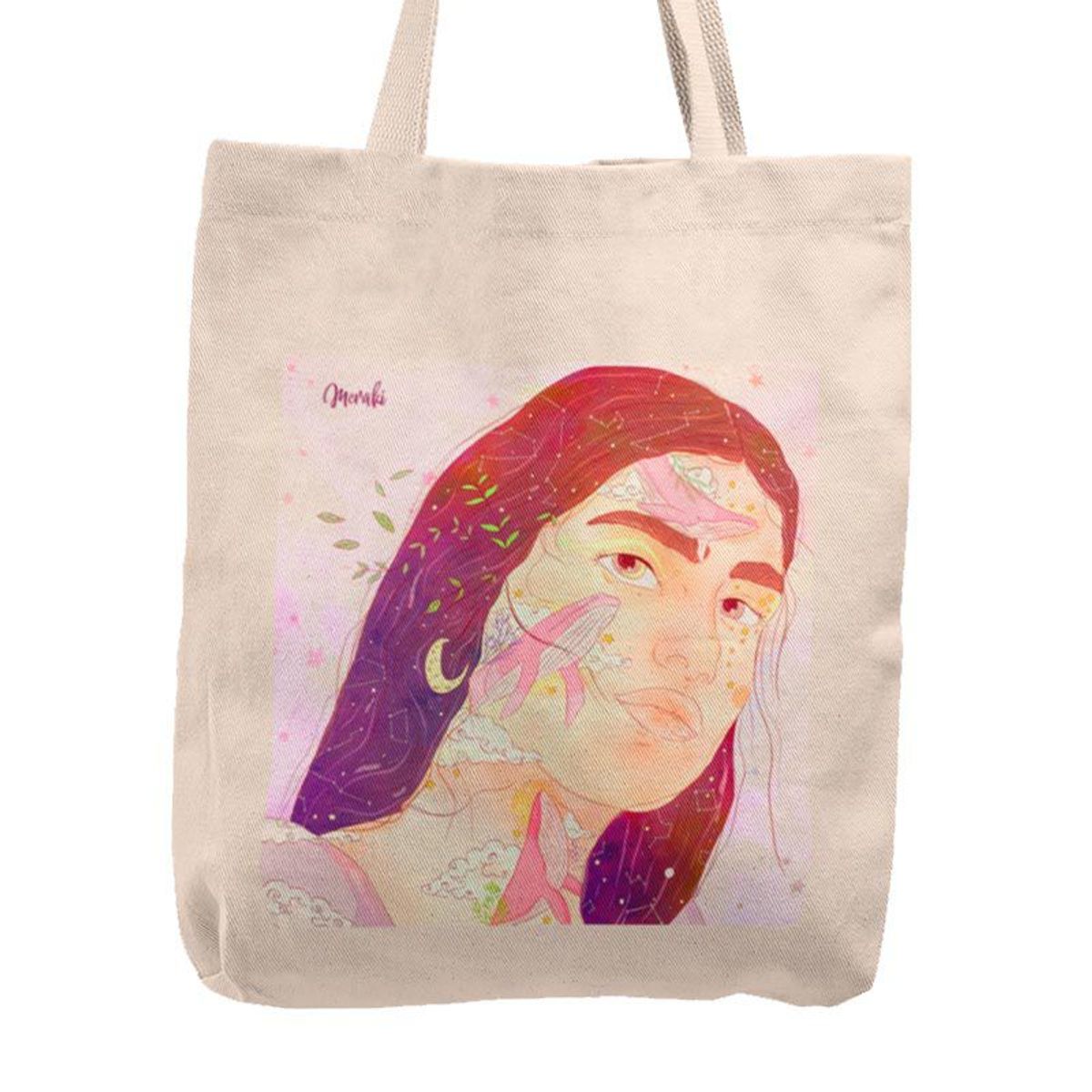 KUSTOMIT - Bolso Tela Tote Bag Cartera Playa - Magia en lo desconocido