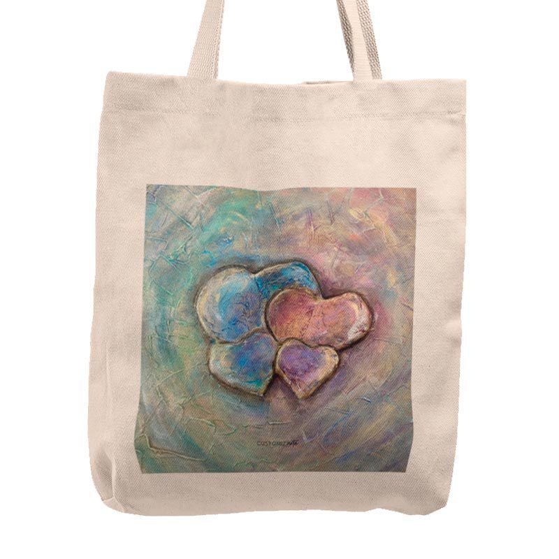 KUSTOMIT - Bolso Tela Tote Bag Cartera Playa - Familia