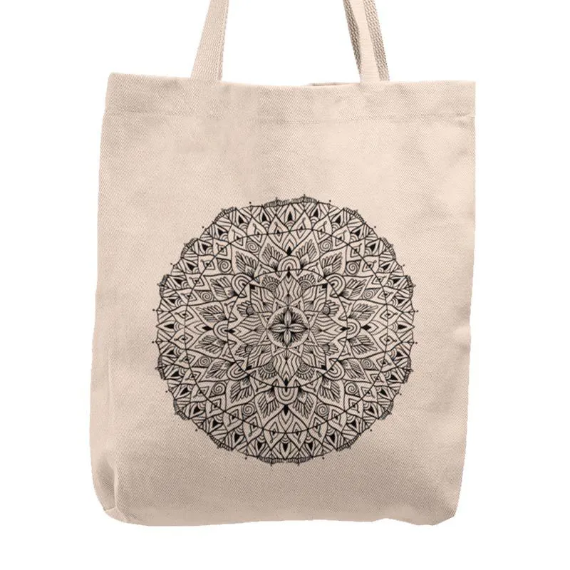 KUSTOMIT - Bolso Tela Tote Bag Cartera Playa - Nalamandala