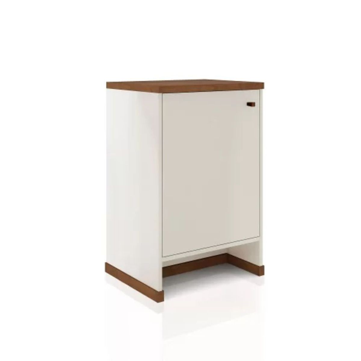 TU MESITA - Aparador moderno 1 puerta Isidro color Blanco TU MESITA