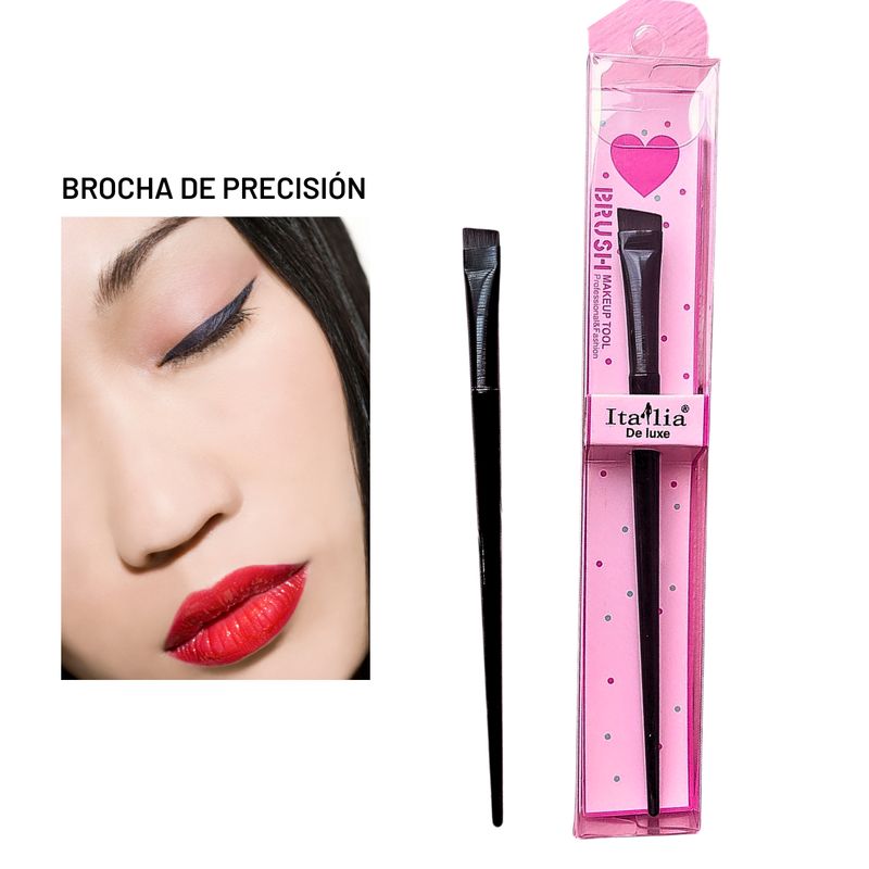 GENERICO - Brocha de precisión para cejas y delineado Italia Deluxe
