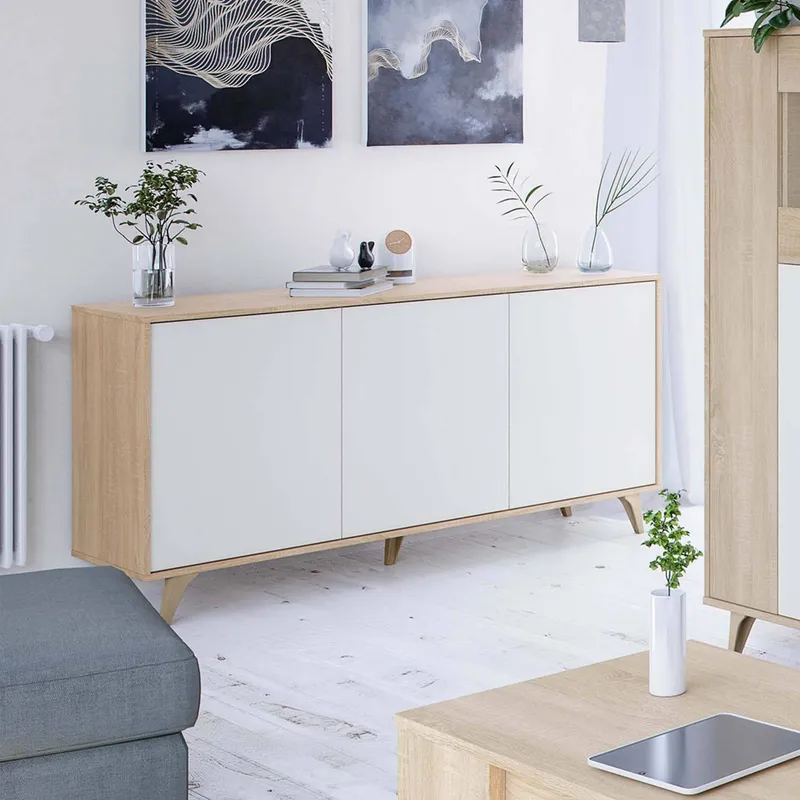 TU MESITA - Aparador Vintage Ethel 3 Puertas TU MESITA