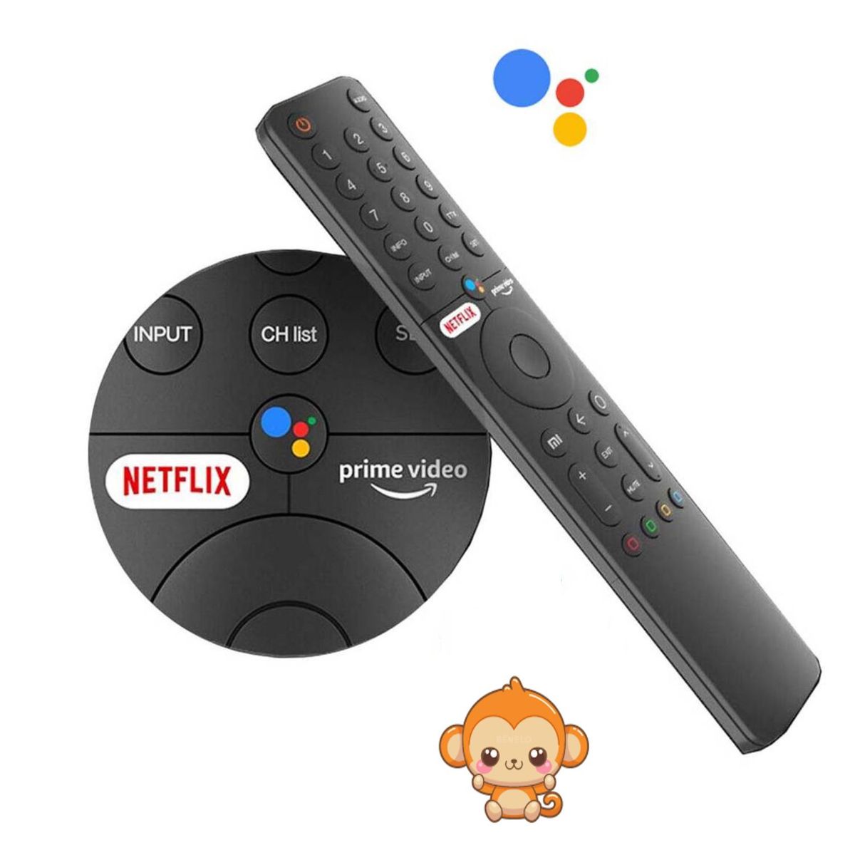 UNIVERSAL - Control Tv Xiaomi Bluetooth Con Voz XMRM-19 L55M6-6AEU P1 Android 4K