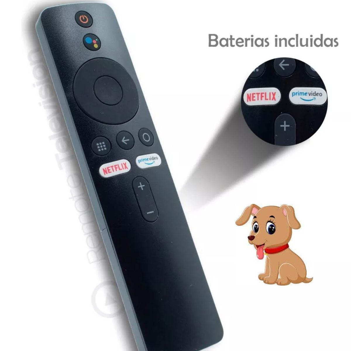 XIAOMI - Control Remoto Para Xiaomi Mi Tv Stick Mdz-24-aa + Pilas