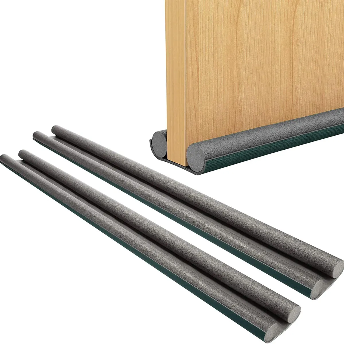 GENERICO - Protector Espuma Burlete Para Puerta Bloqueador Polvo Suciedad