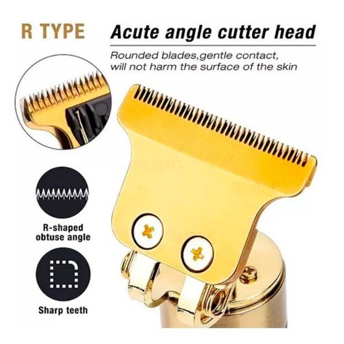 GENERICO - Maquina para corte de cabello recargable