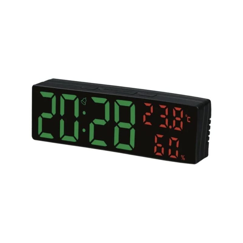 GENERICO - Reloj Digital Despertador Alarma LED Temperatura y Humedad