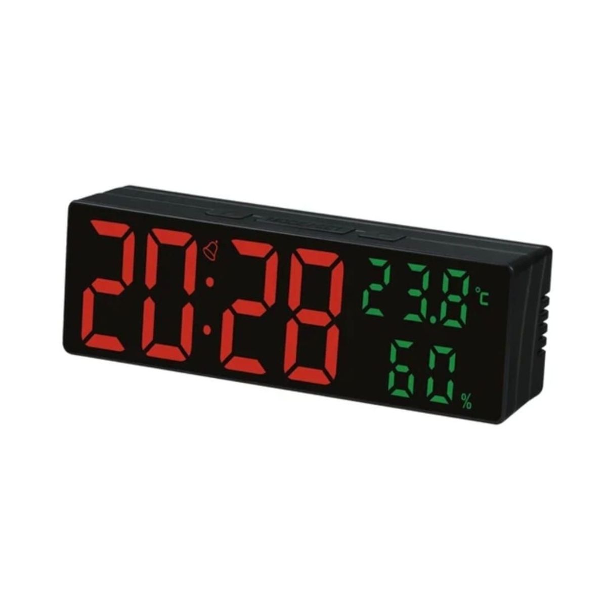 GENERICO - Reloj Digital Despertador Alarma LED Temperatura y Humedad