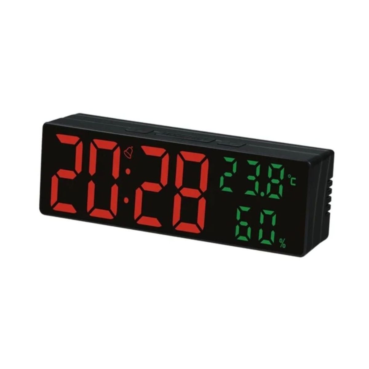 GENERICO - Reloj Digital Despertador Alarma LED Temperatura y Humedad
