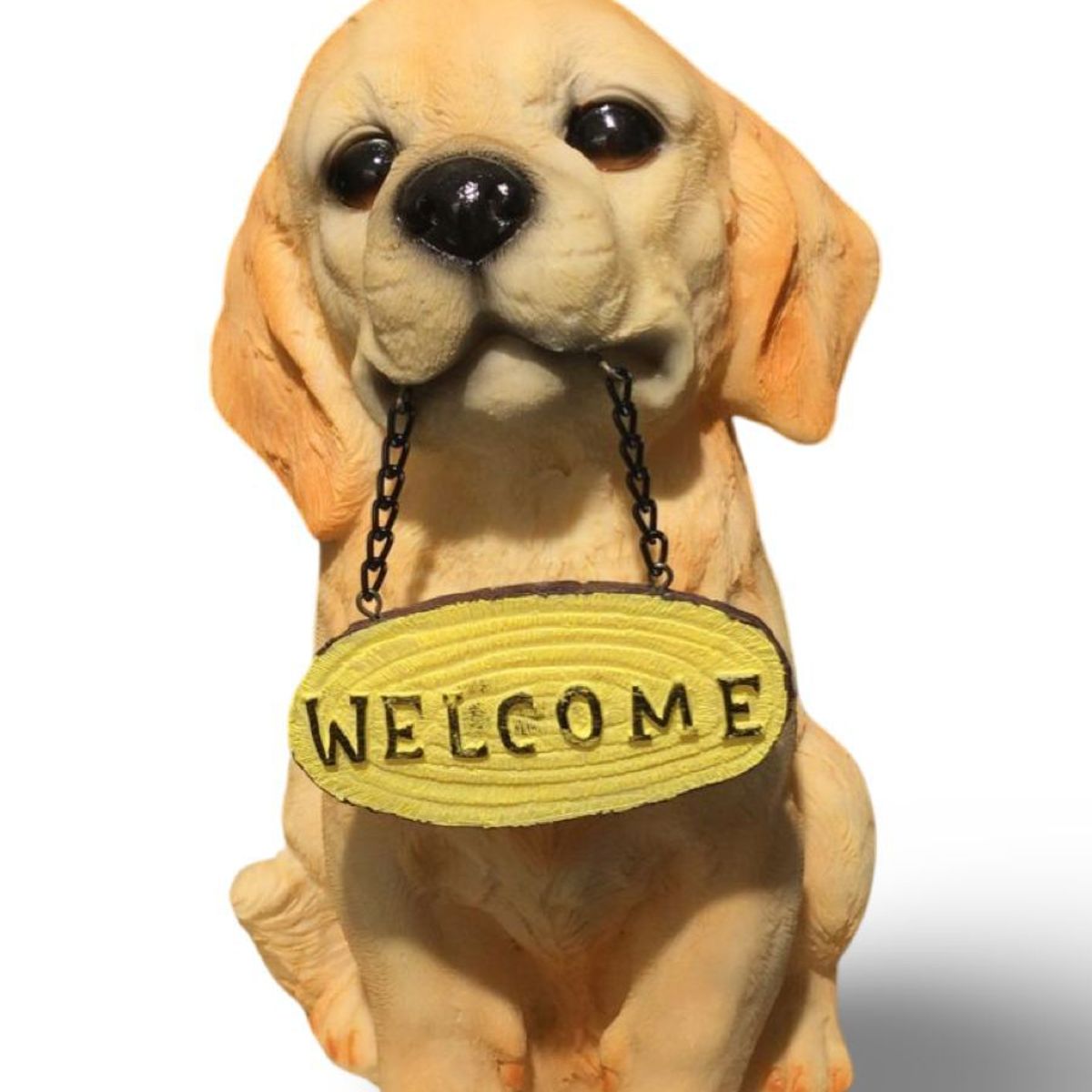 GENERICO - Escultura y adorno de cachorro Labrador Retriever para Bienvenida