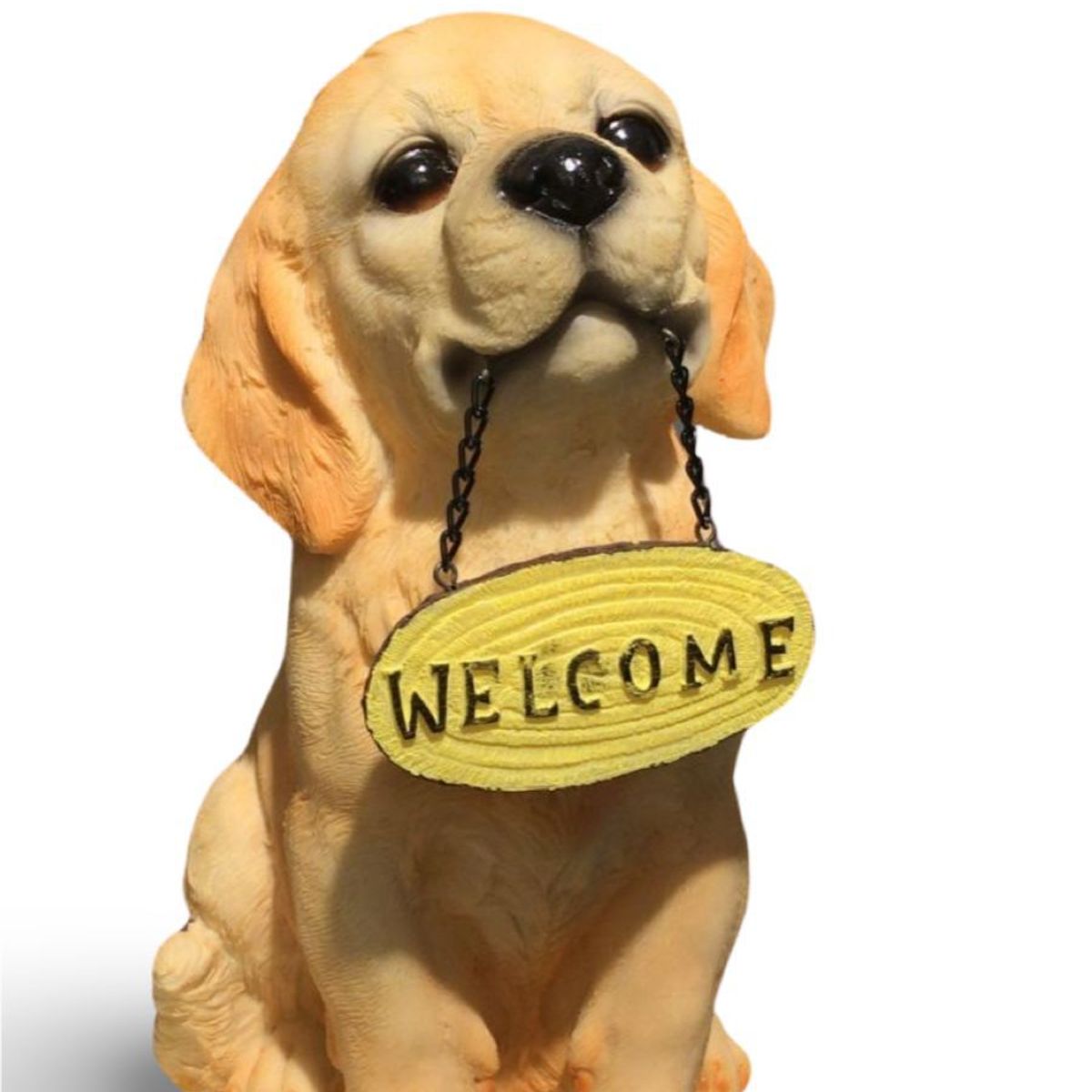 GENERICO - Escultura y adorno de cachorro Labrador Retriever para Bienvenida