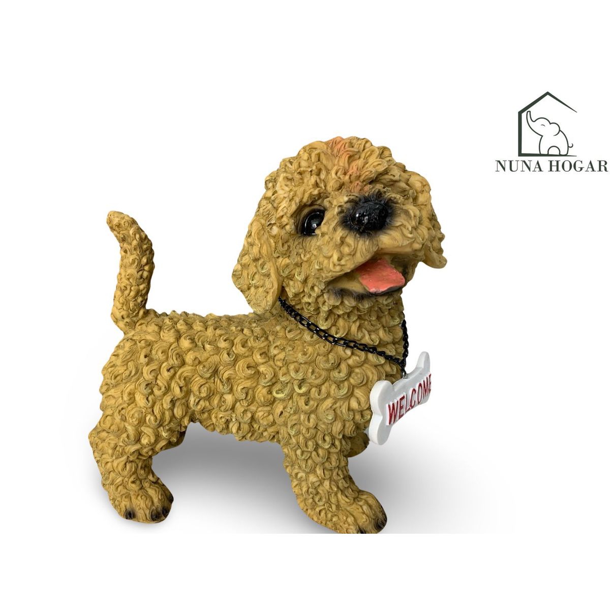 GENERICO - Adorno cachorro Poodle Caniche Bienvenida