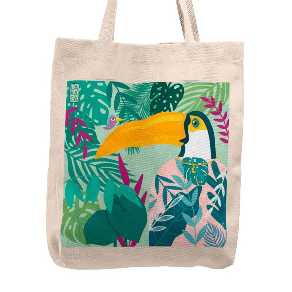 KUSTOMIT - Bolso Tela Tote Bag Cartera Playa - Enero