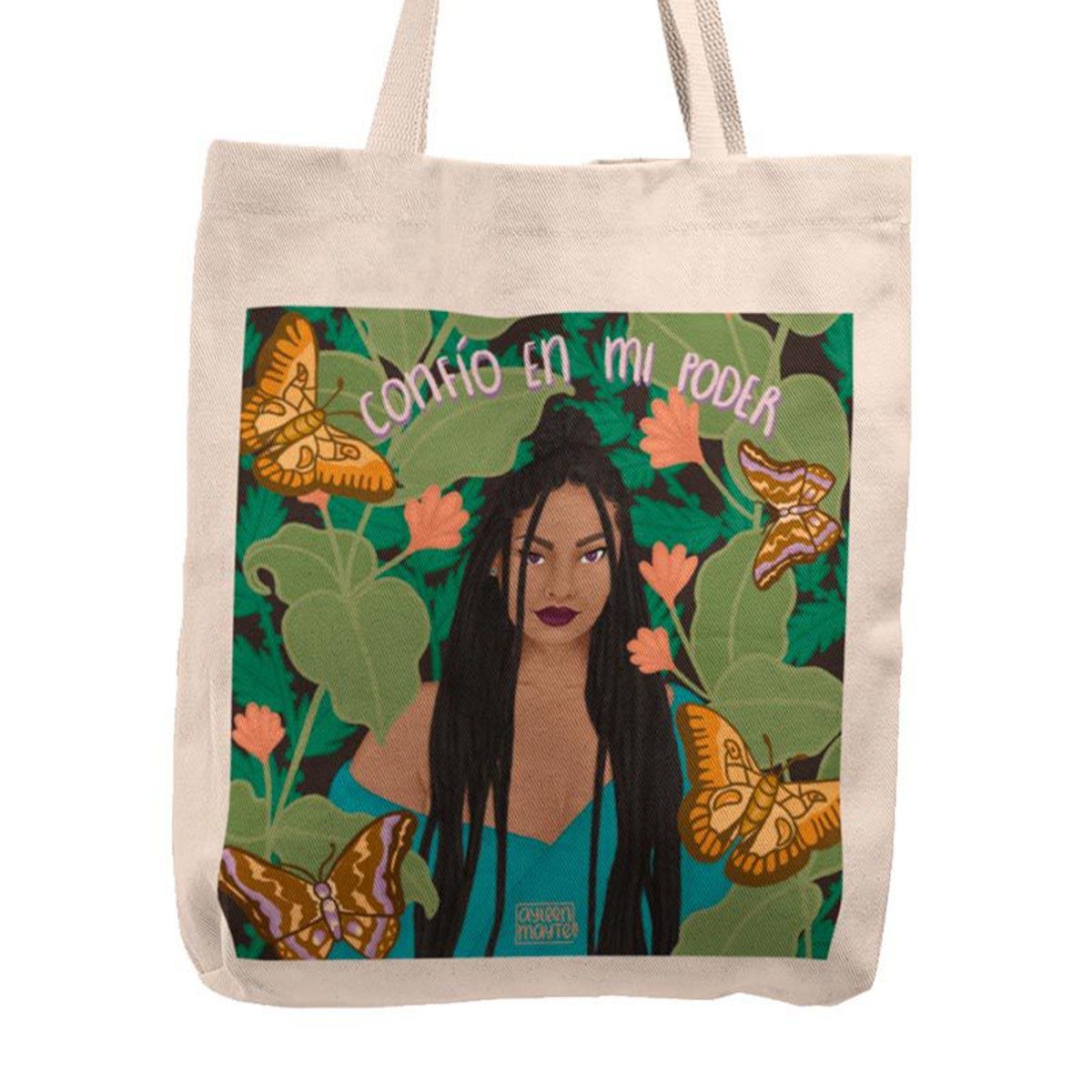 KUSTOMIT - Bolso Tela Tote Bag Cartera Playa - Poder