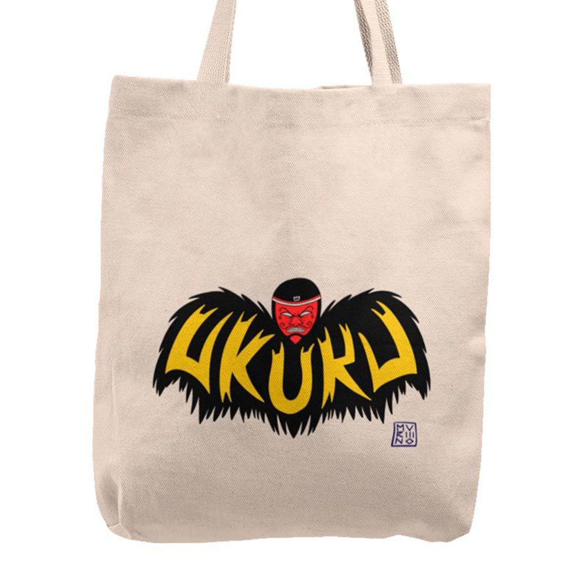 KUSTOMIT - Bolso Tela Tote Bag Cartera Playa - Ukukuman